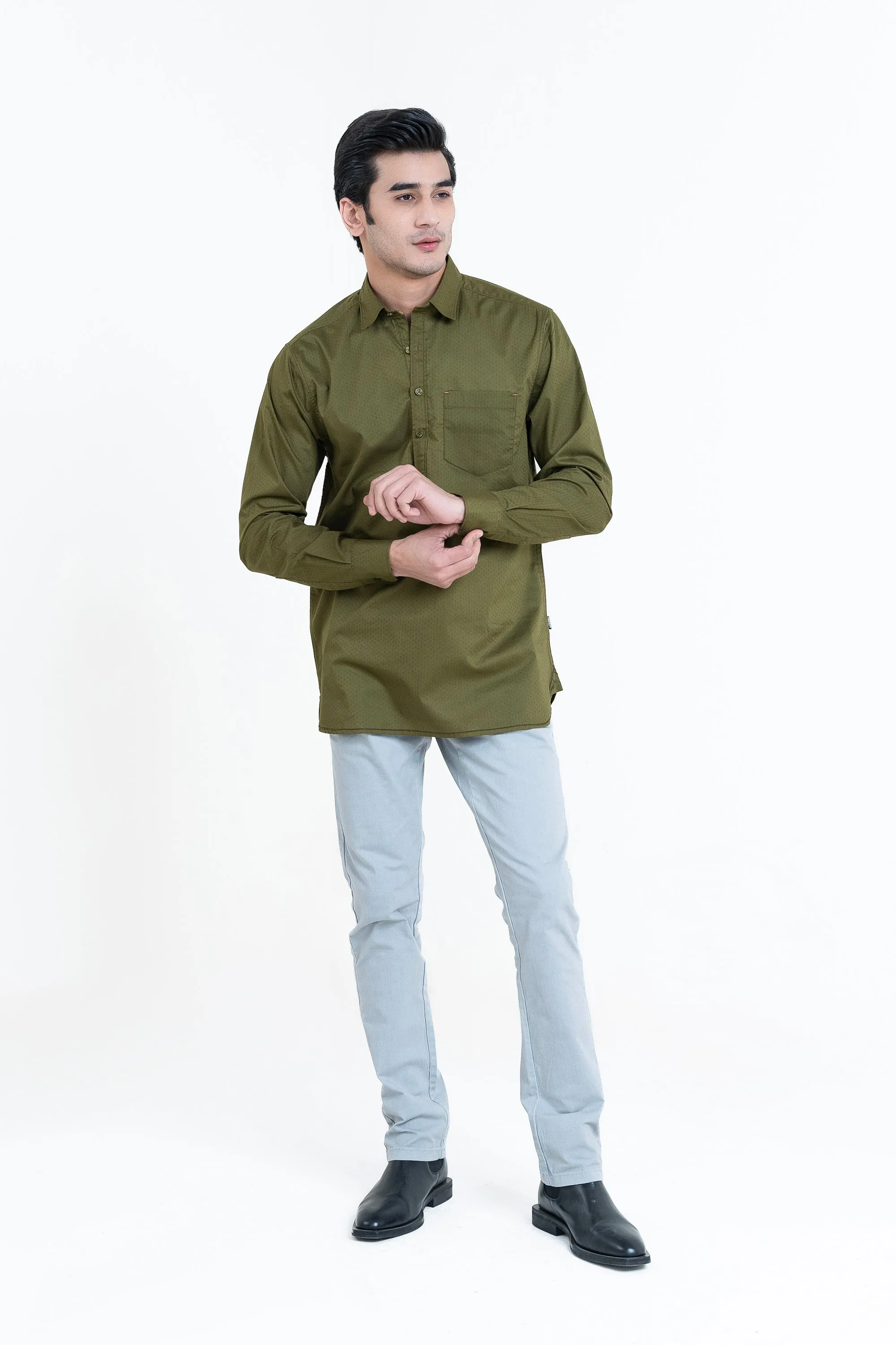 Olive Casual Shirt