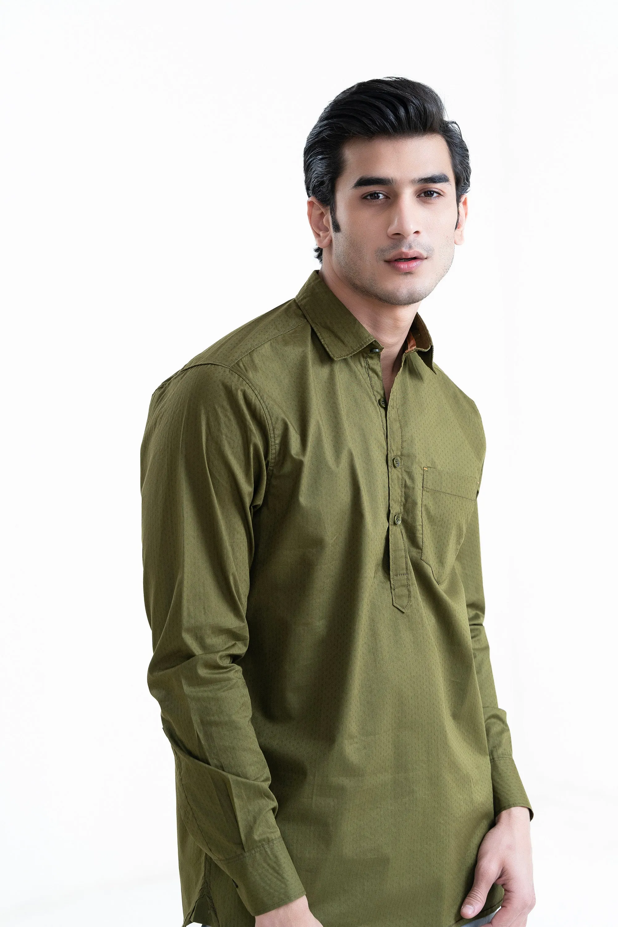 Olive Casual Shirt