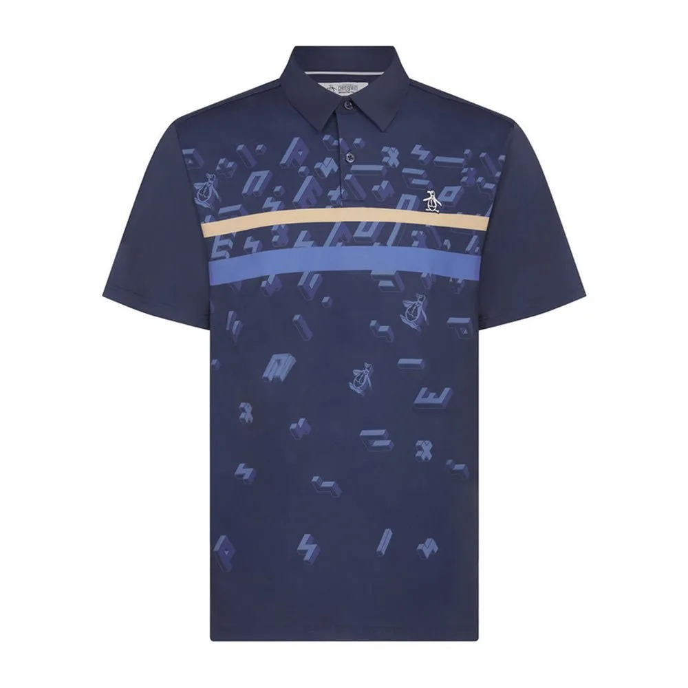 Original Penguin Got Game Engineered Stripe Polo