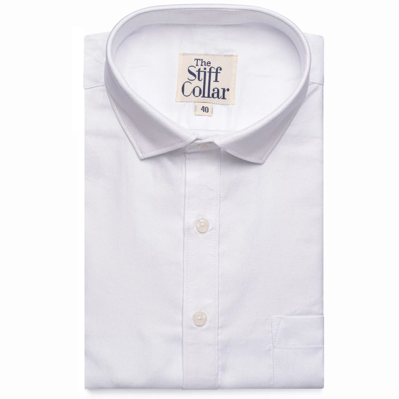 Original White Oxford Regular Fit Cotton Shirt