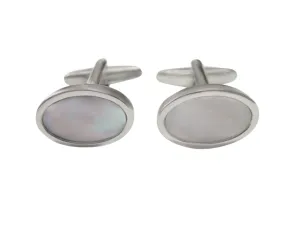 Oval Shell Design Cufflinks