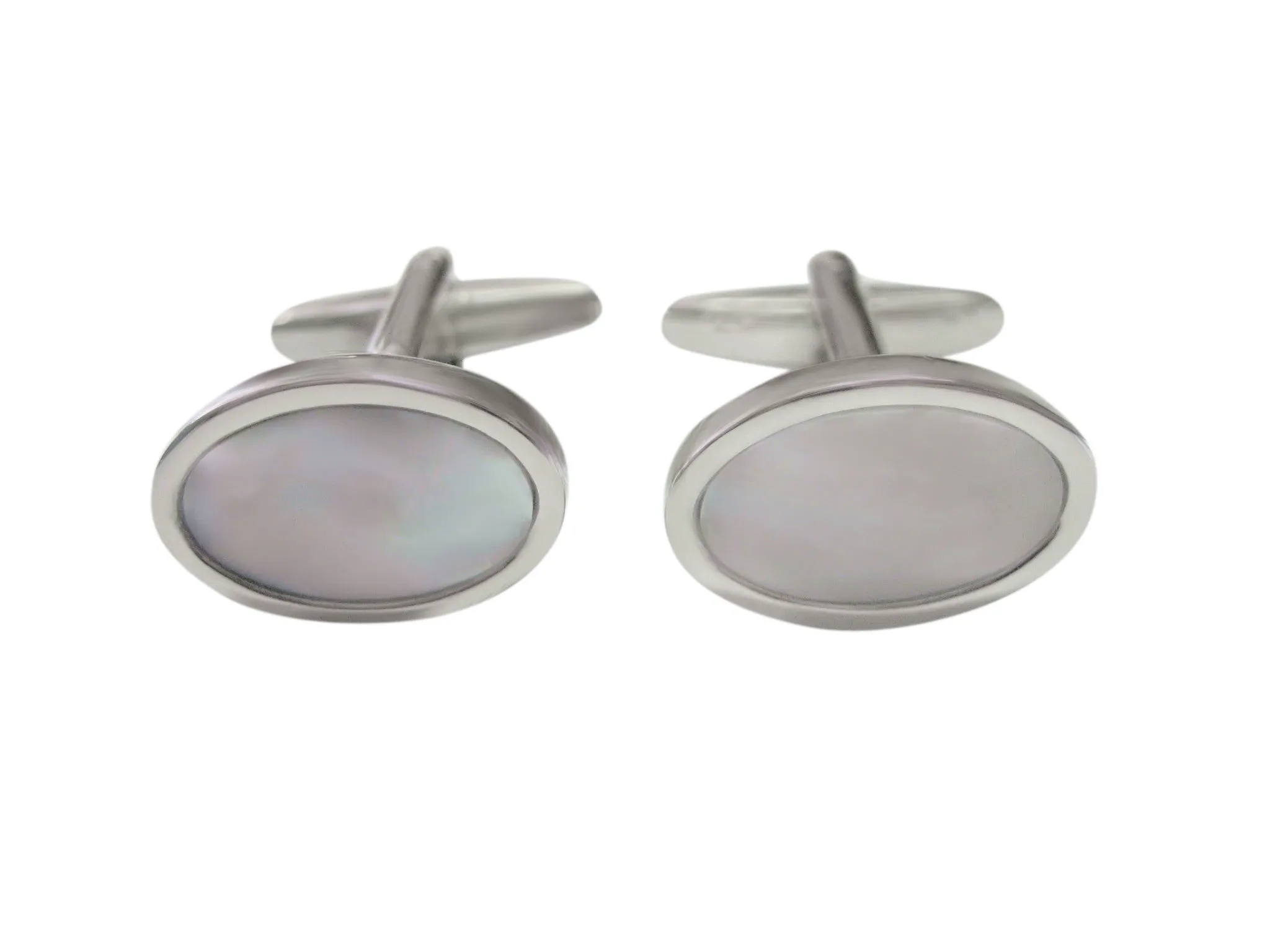 Oval Shell Design Cufflinks