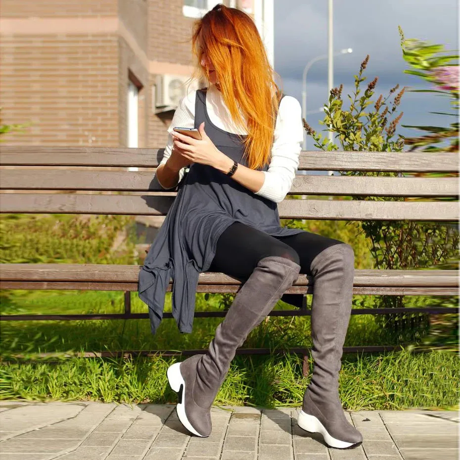 Over The Knee Casual Winter Boots Sizes 34-43