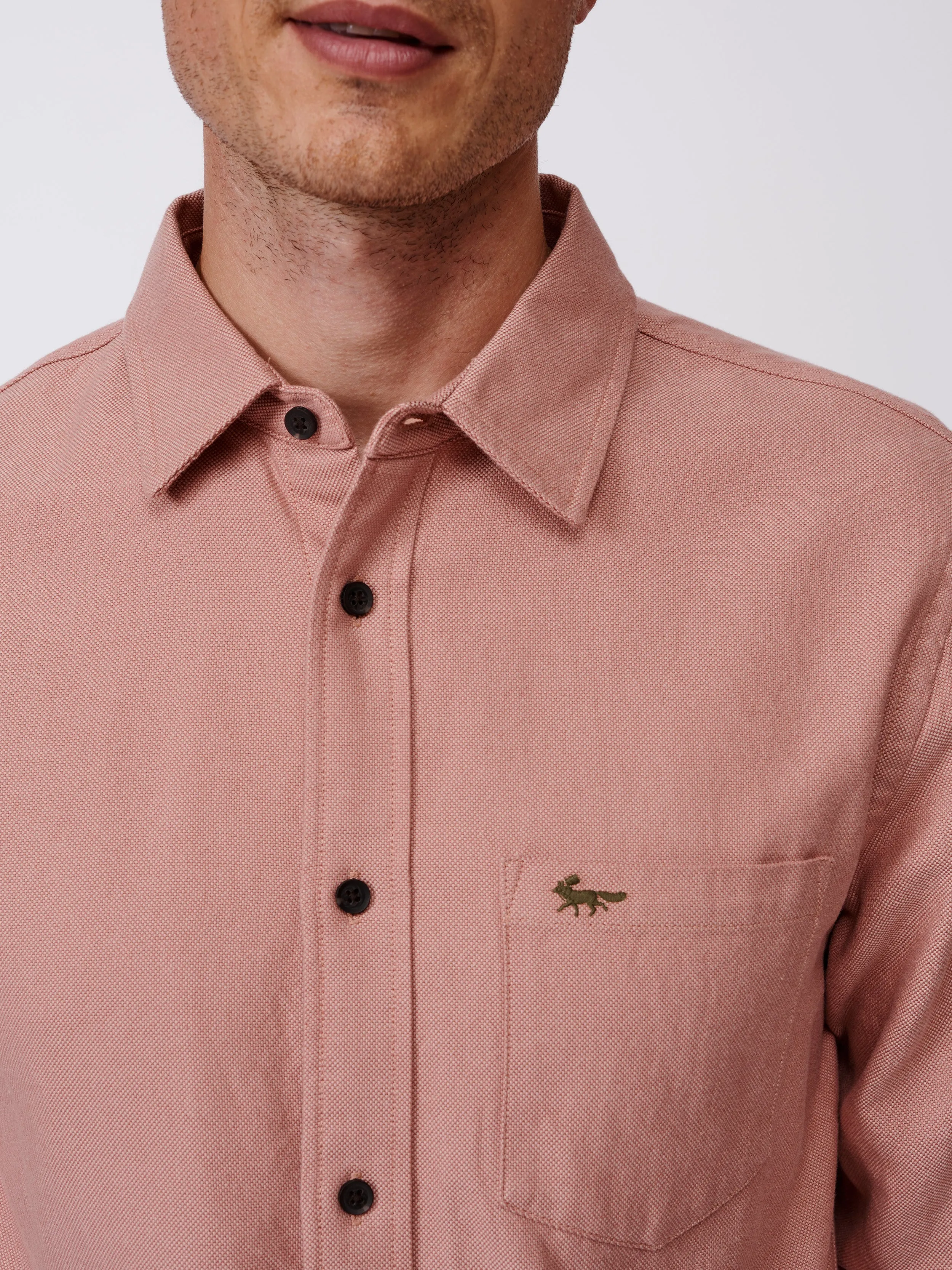 Oxcombe Brushed Oxford Button Down Shirt