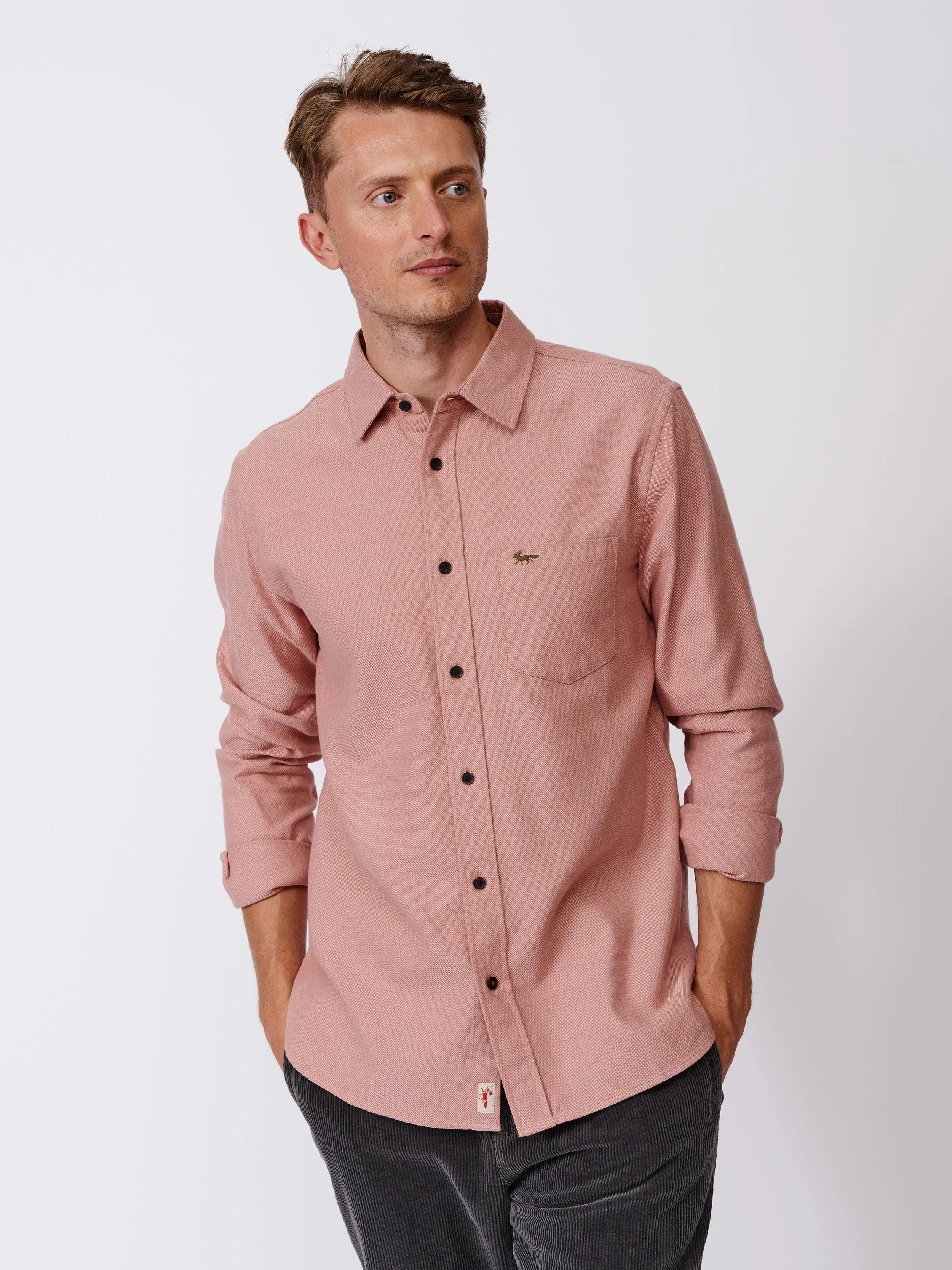 Oxcombe Brushed Oxford Button Down Shirt