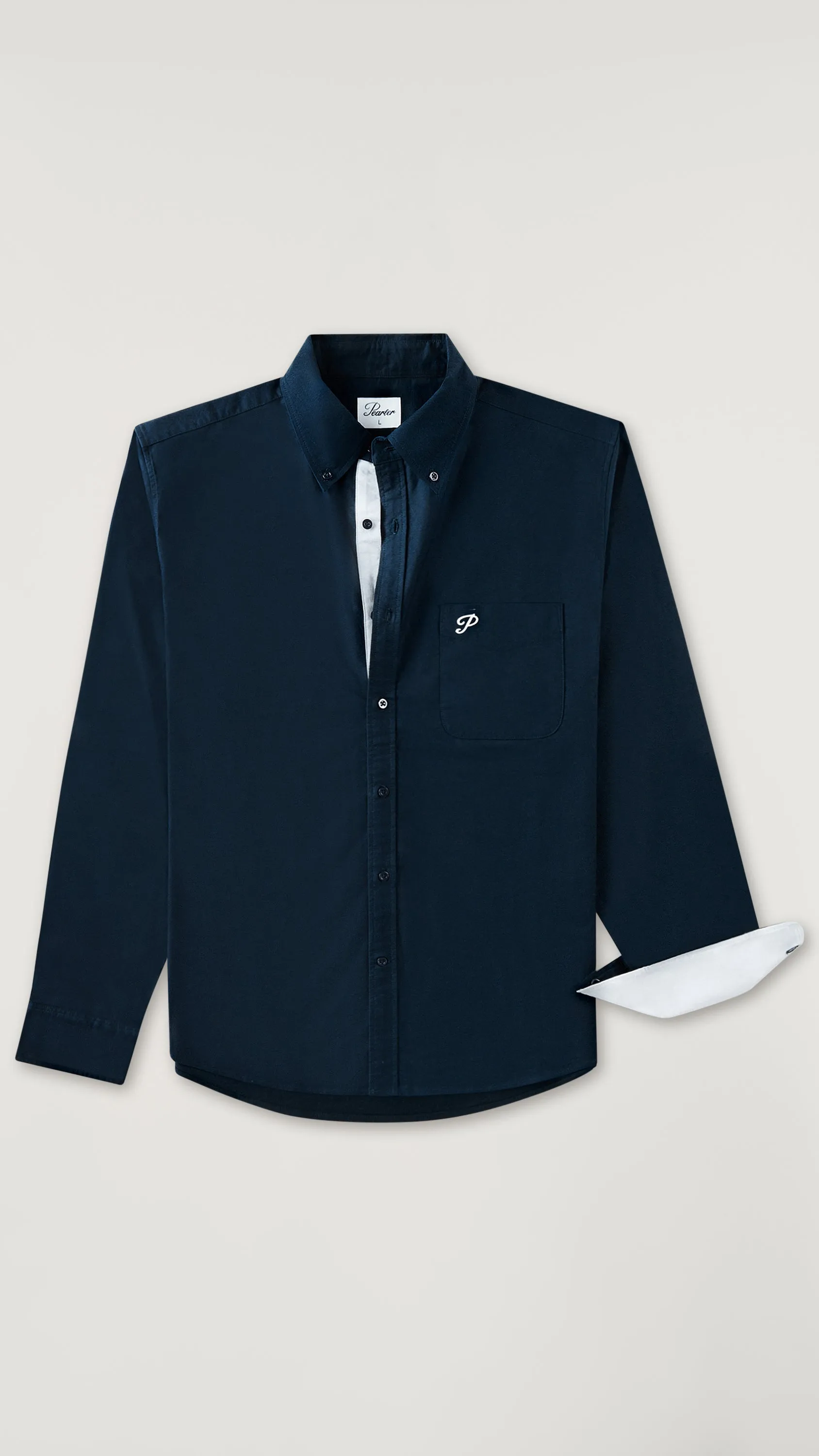 Oxford Cotton Shirt - Navy