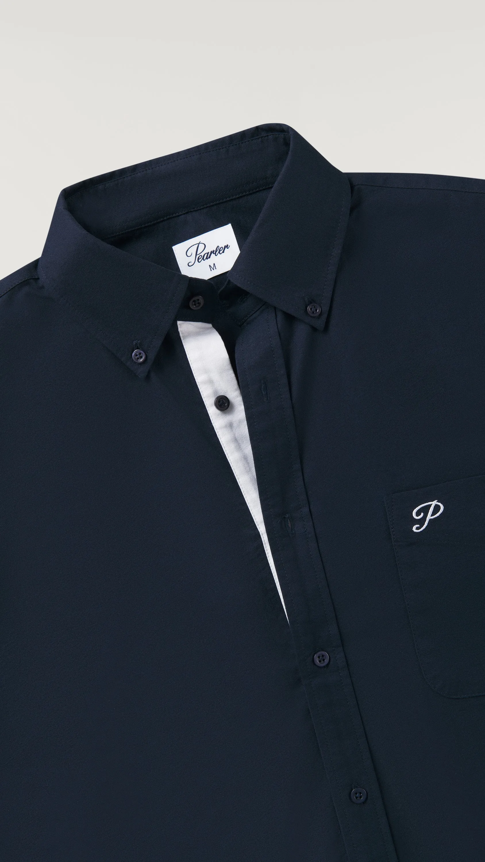 Oxford Cotton Shirt - Navy