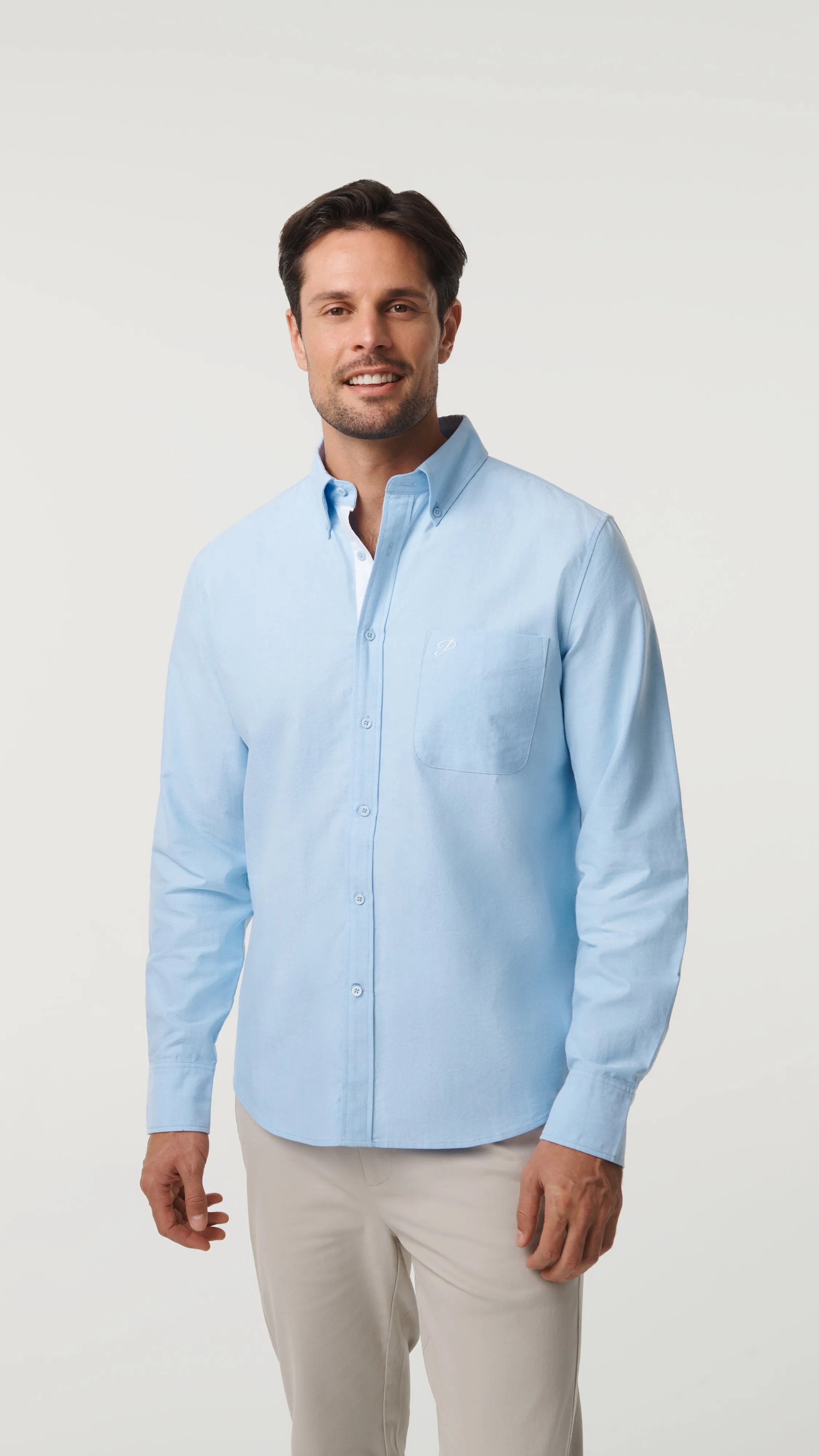 Oxford Cotton Shirt - Sky