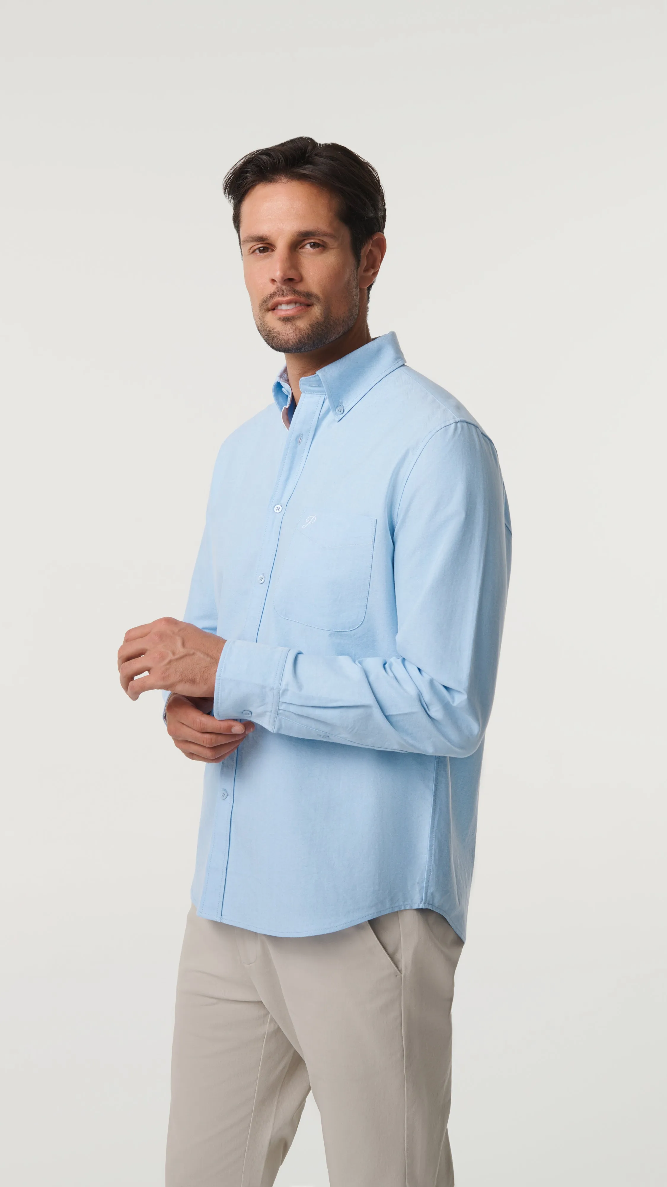 Oxford Cotton Shirt - Sky
