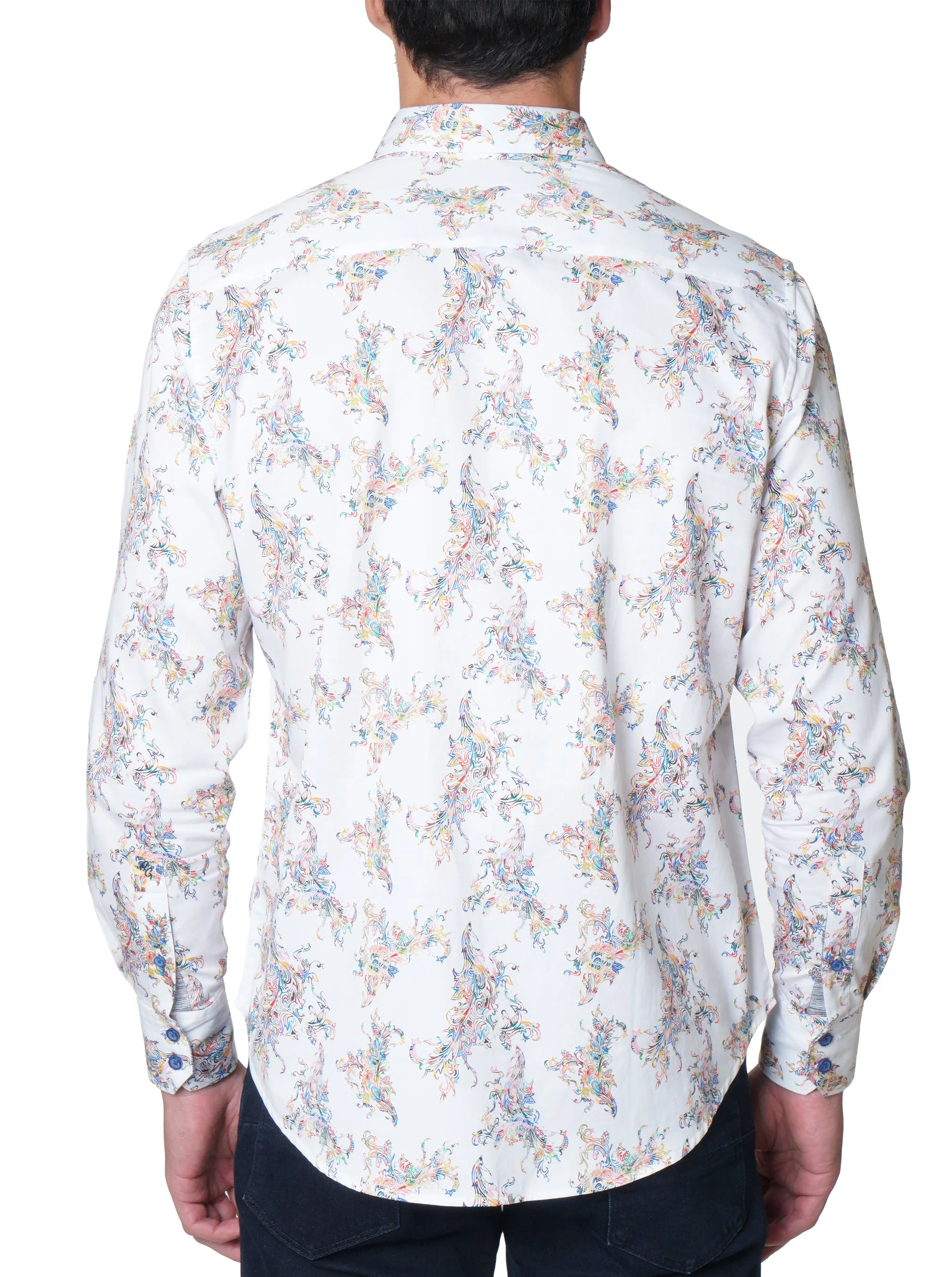 PAGANO LONG SLEEVE BUTTON DOWN SHIRT