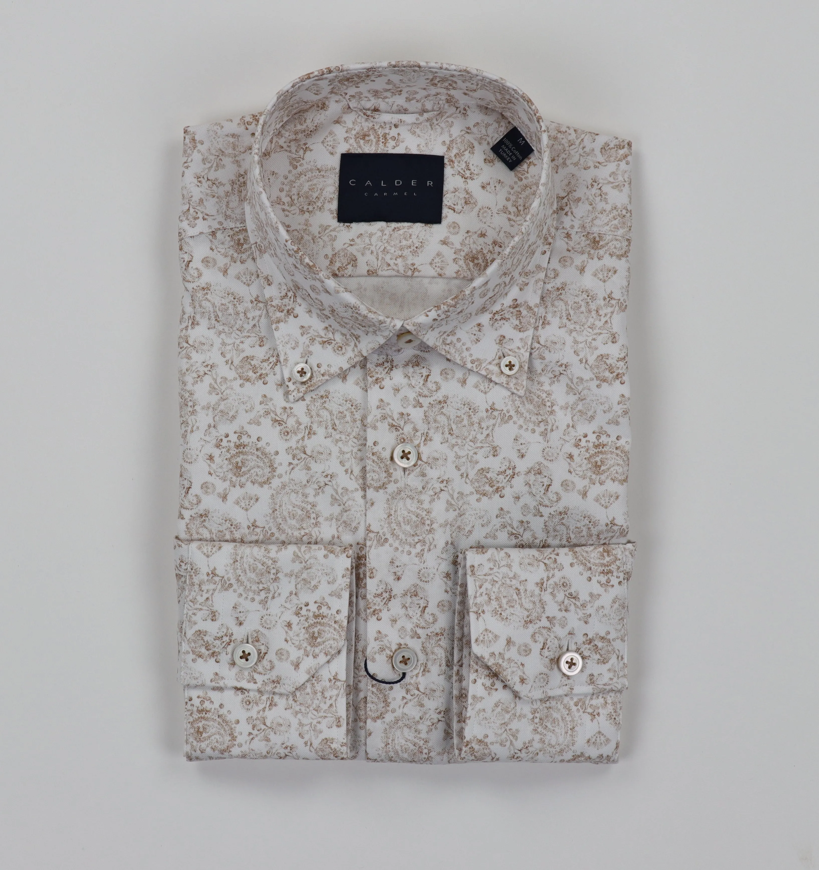 Panama Oxford Button Down in Sand