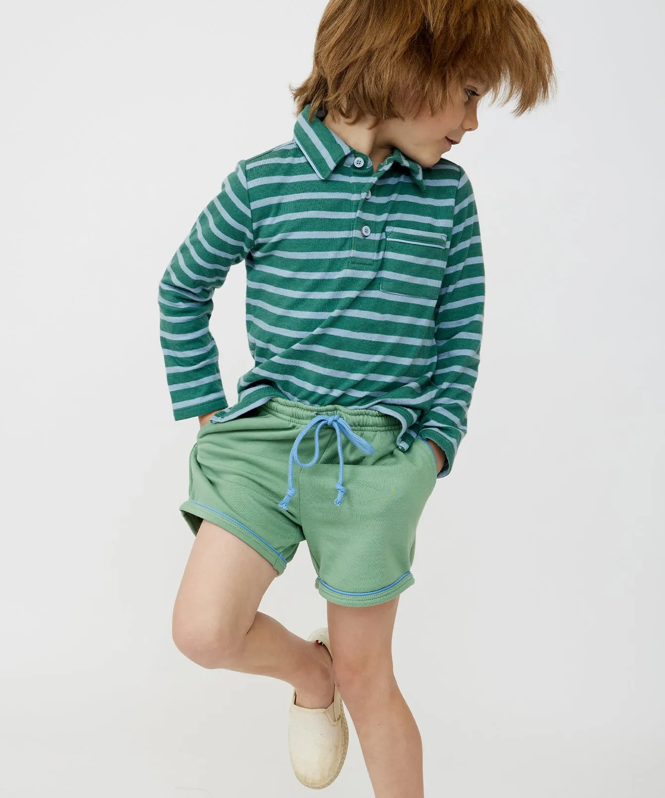 Parker Polo, Forest Stripe