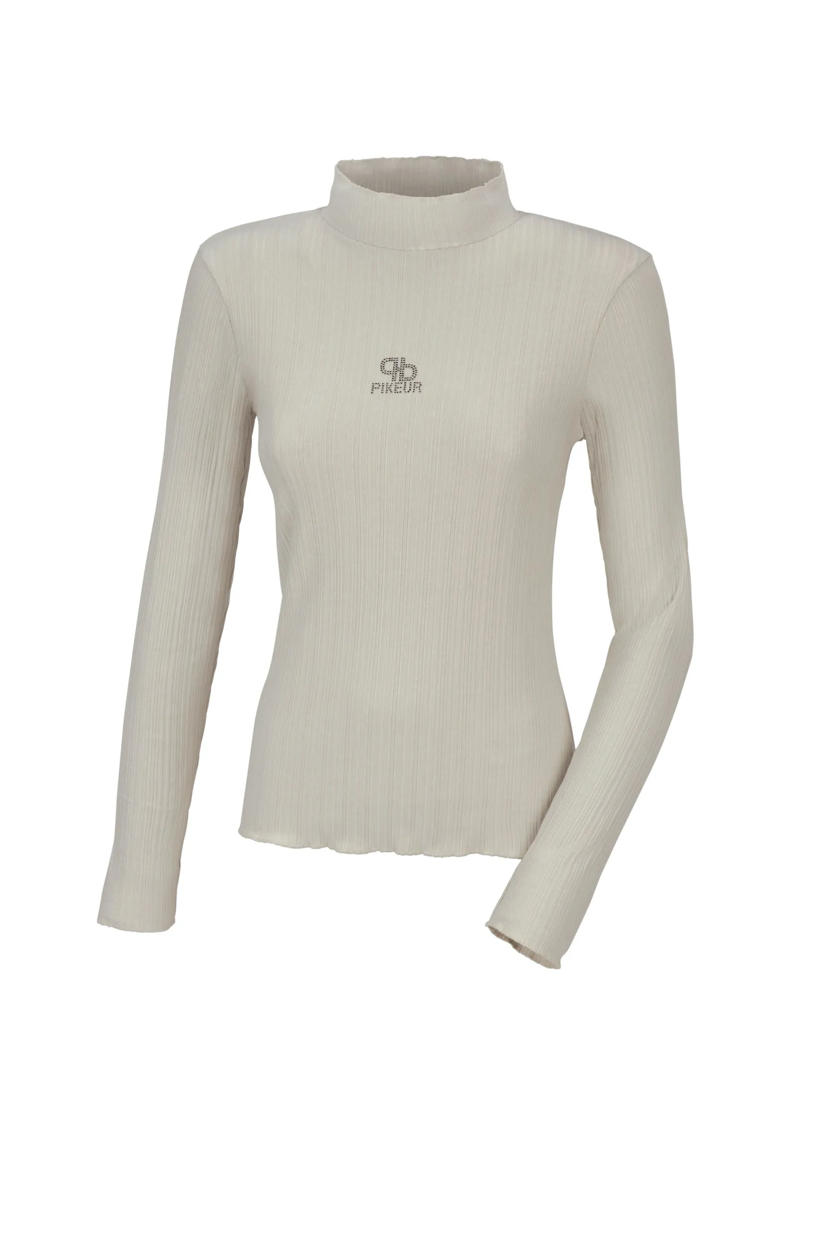 Pikeur selection roll neck top in Vintage mint