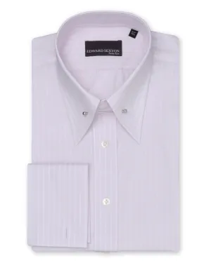 Pink Stripe Pin Collar Shirt