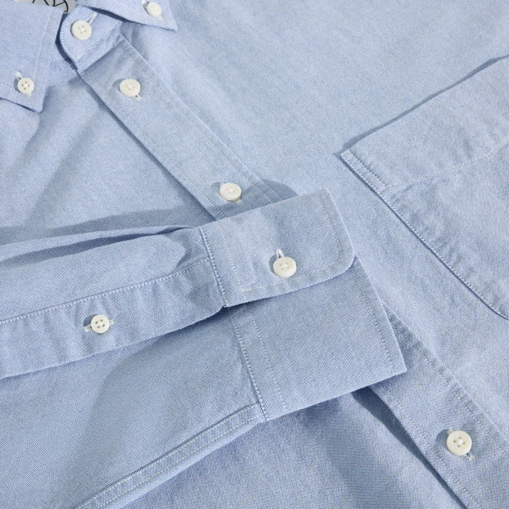 Polar 'Benjamin' Long Sleeve Shirt (Marine Blue)