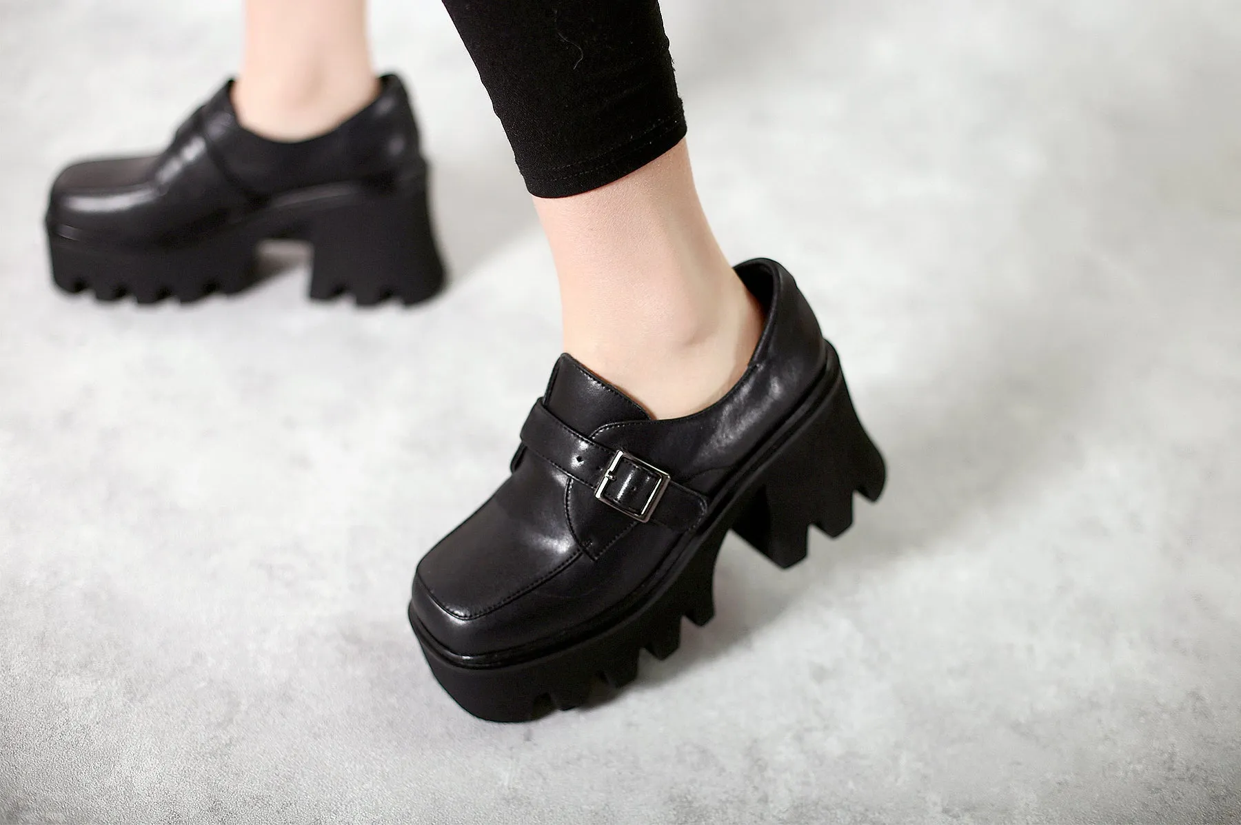 Polar Chunky High Heeled Bootie