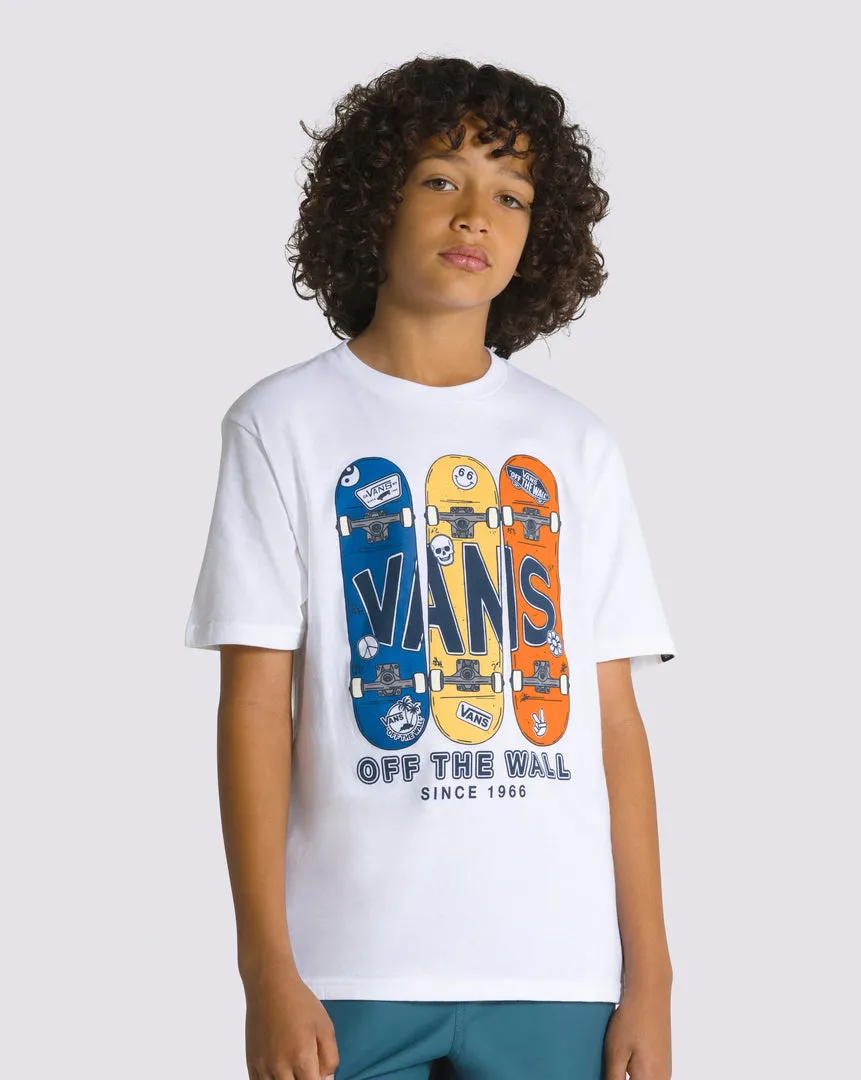 Polo niños Boardview Ss White
