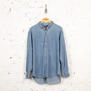 Polo Ralph Lauren Denim Shirt - Blue - XL