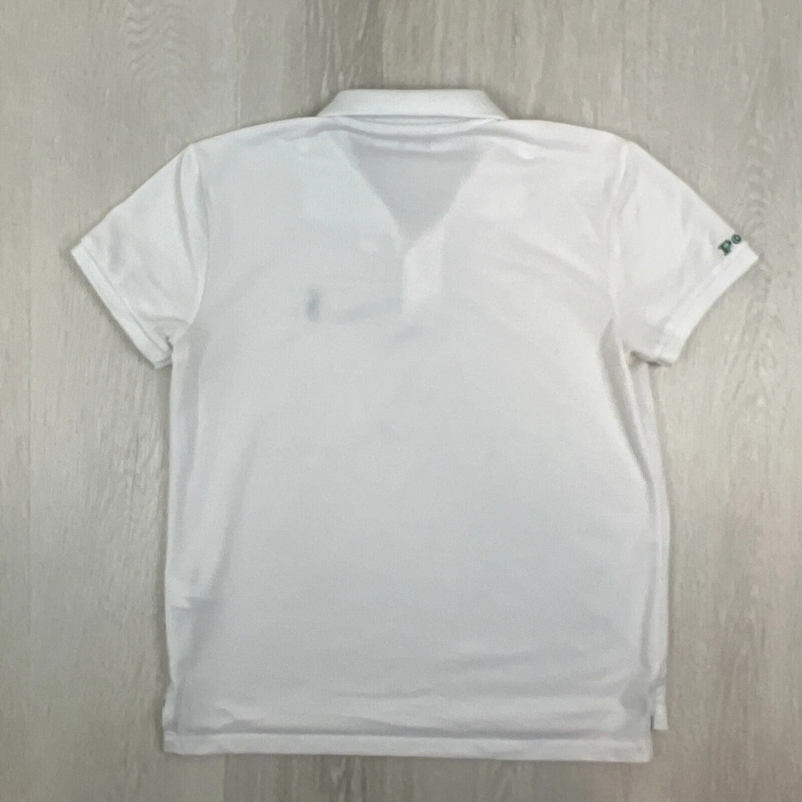 Polo Ralph Lauren Womens The Earth Polo Short Sleeve White Polo Shirt Size M