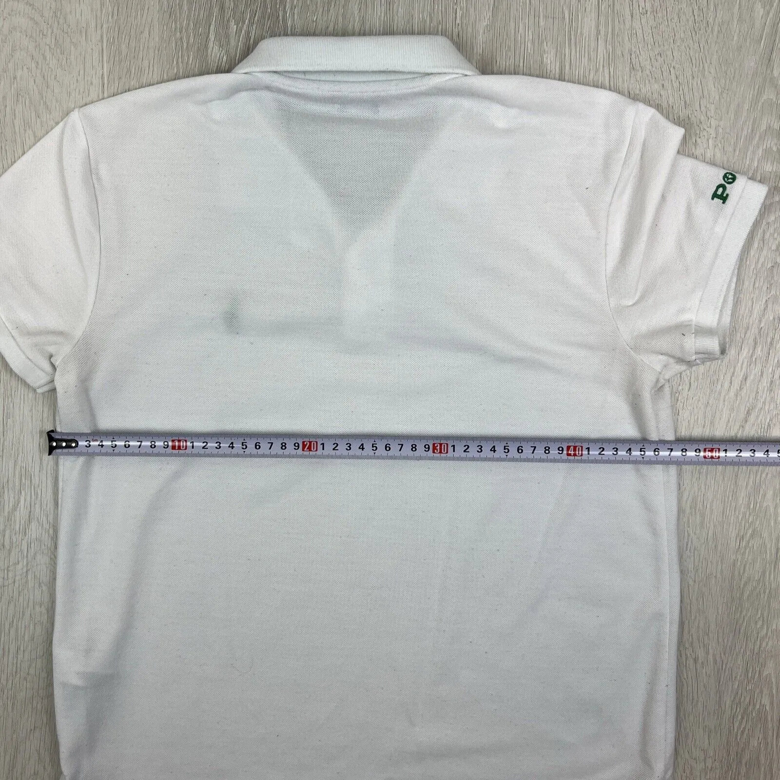 Polo Ralph Lauren Womens The Earth Polo Short Sleeve White Polo Shirt Size M