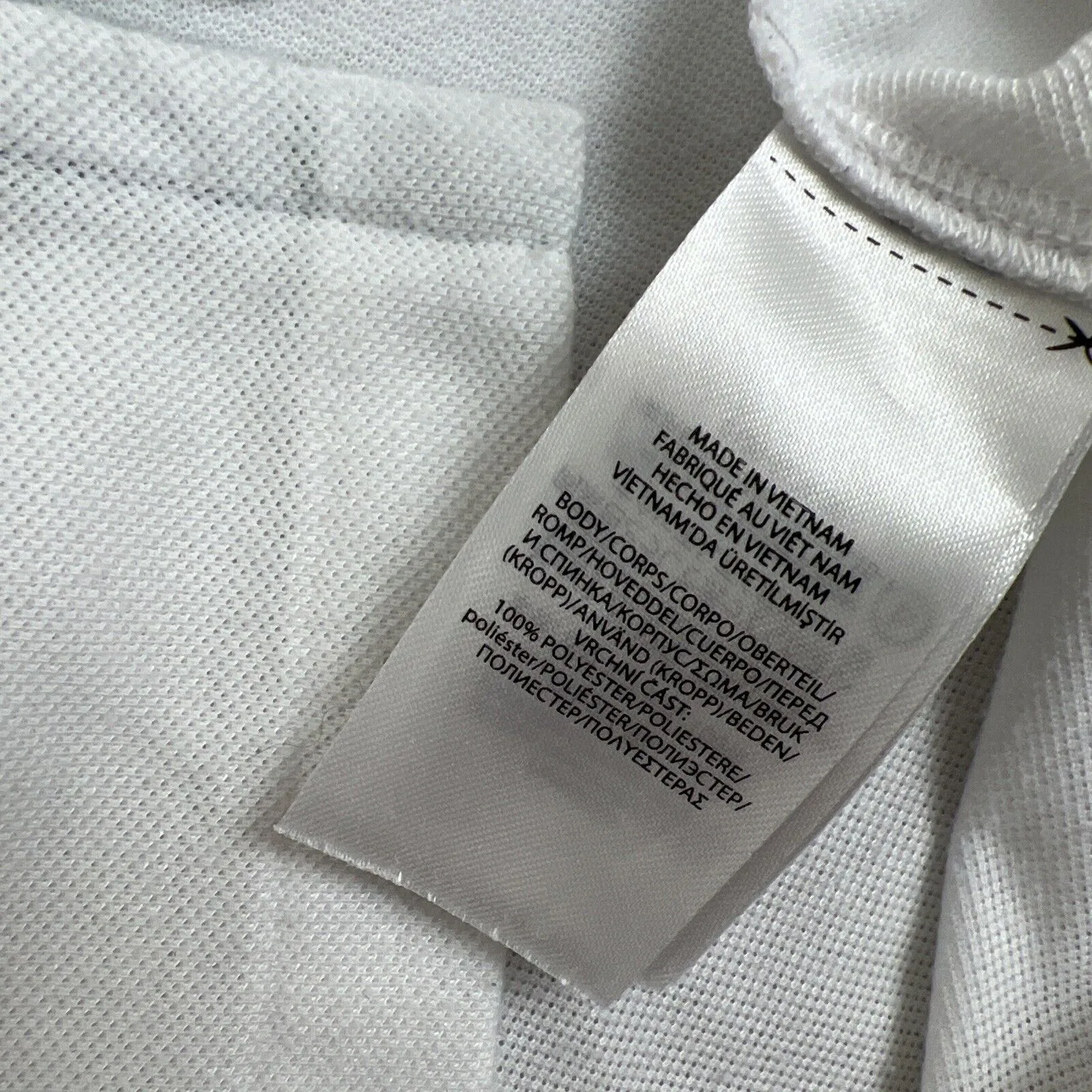 Polo Ralph Lauren Womens The Earth Polo Short Sleeve White Polo Shirt Size M