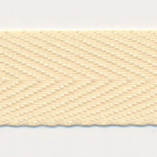 Polyester Herringbone Tape #02 Cream