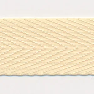 Polyester Herringbone Tape #02 Cream