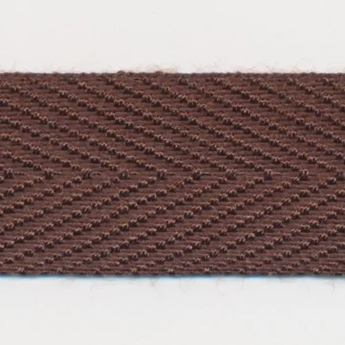Polyester Herringbone Tape #36 Dark Brown