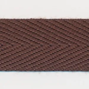 Polyester Herringbone Tape #36 Dark Brown