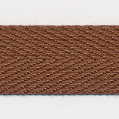 Polyester Herringbone Tape #73 Dark Sepia