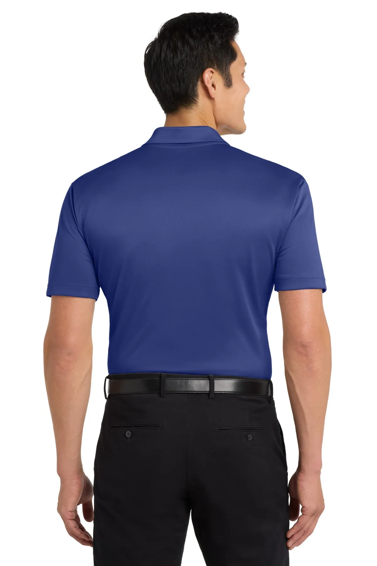 Port Authority Tall Silk Touch Performance Polo. TLK540 Royal Tall
