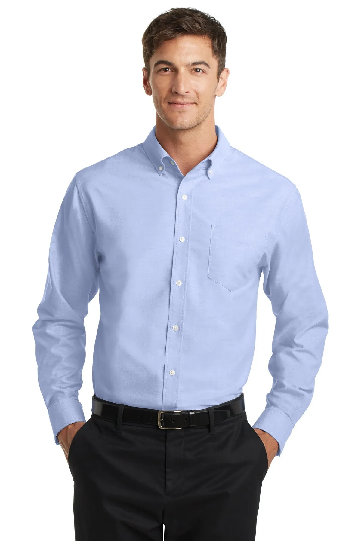 Port Authority® Tall SuperPro Oxford Shirt
