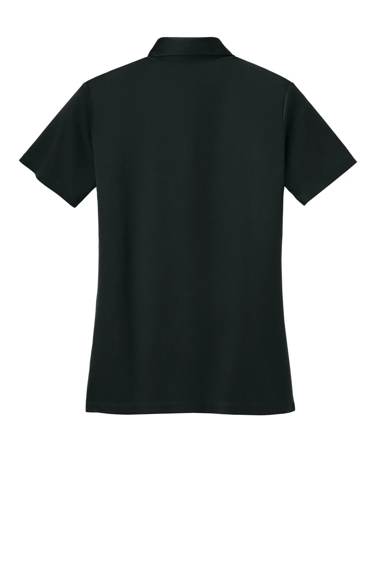Port Authority Women's Silk Touch Performance Polo. L540 Black