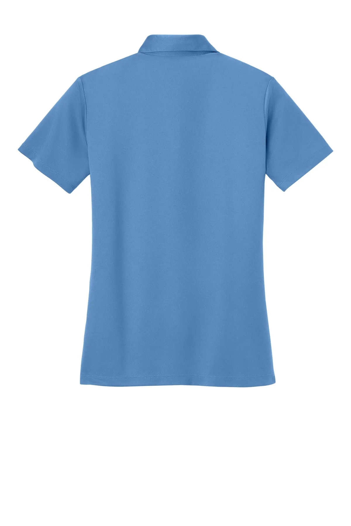 Port Authority Women's Silk Touch Performance Polo. L540 Carolina Blue