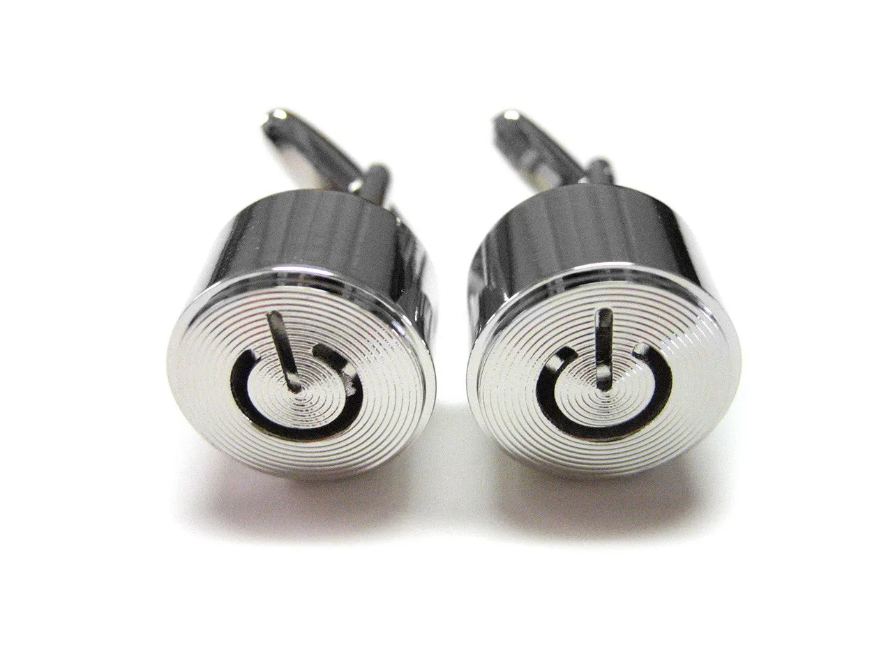 Power Button Cufflinks