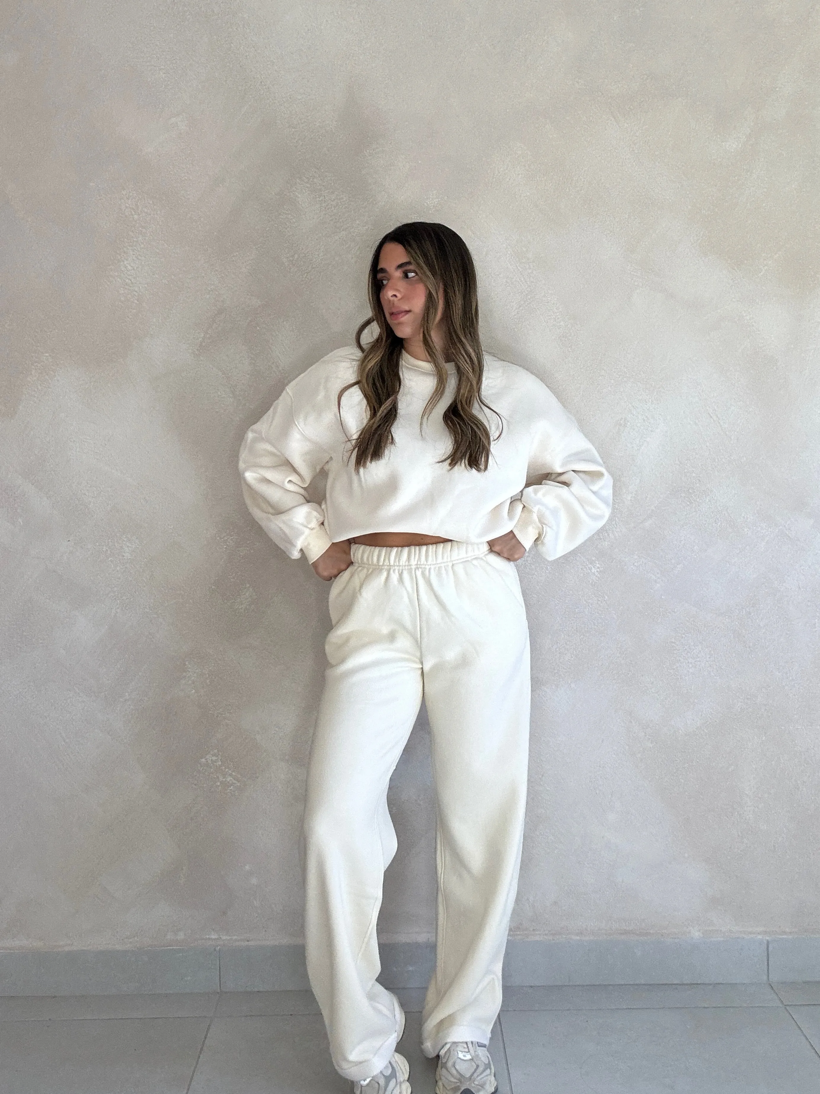 PRE ORDER DOVE WIDE LEG PANTS