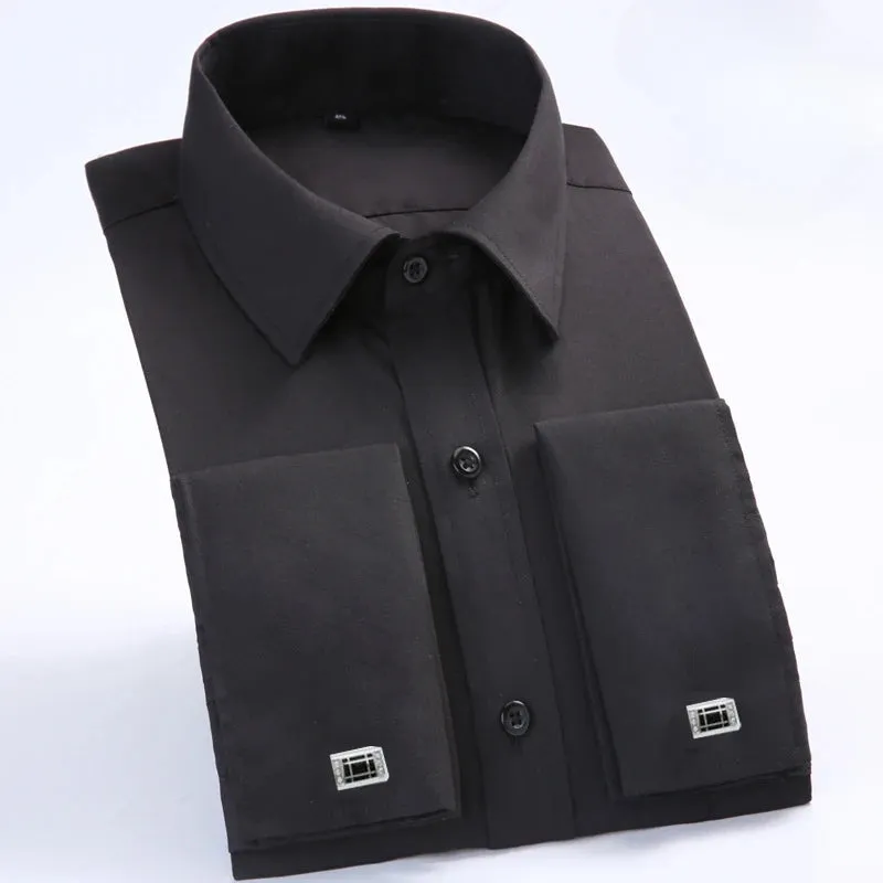 Prestige Men's French Cuff Dress Shirt