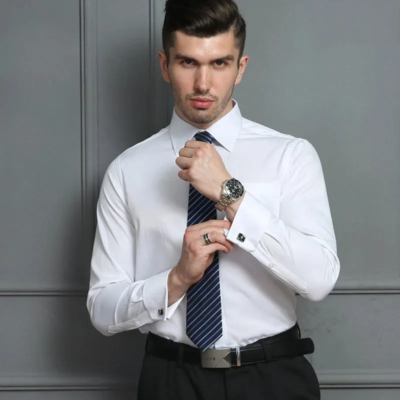 Prestige Men's French Cuff Dress Shirt