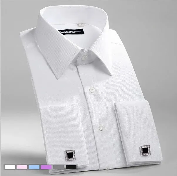 Prestige Men's French Cuff Dress Shirt