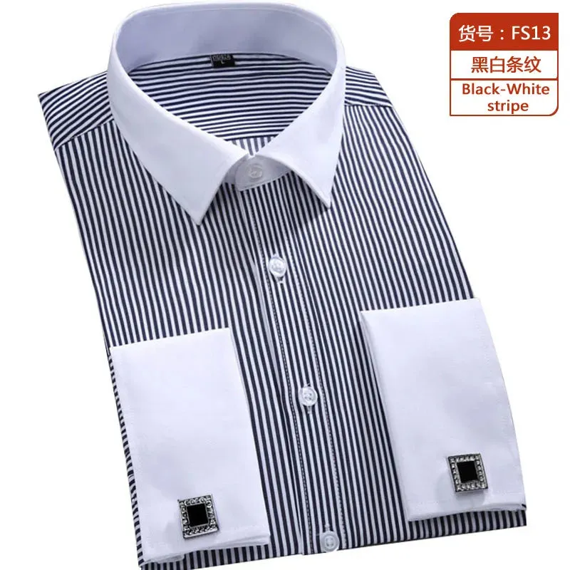Prestige Men's French Cuff Dress Shirt