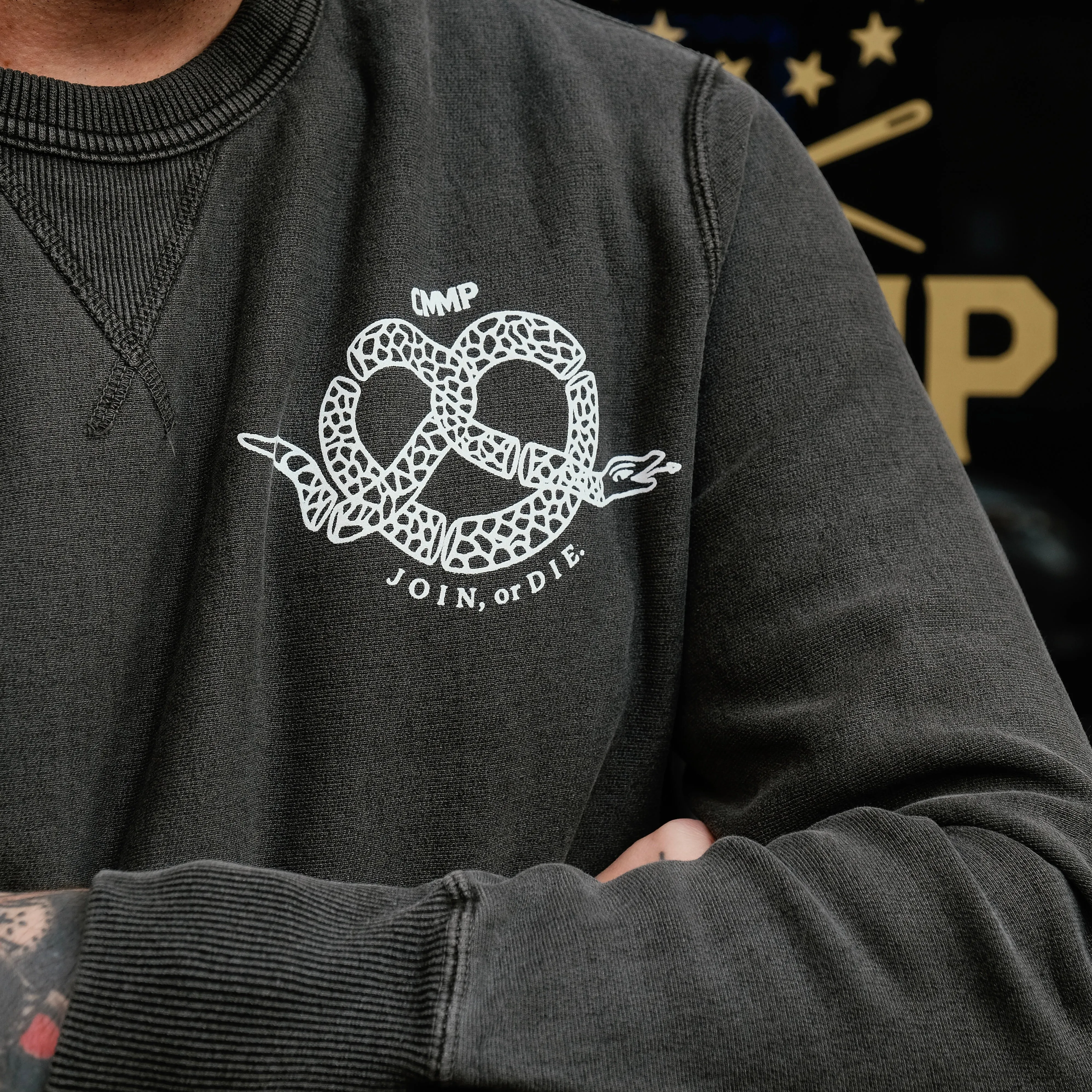 Pretzel Snake Crew Sweatshirt