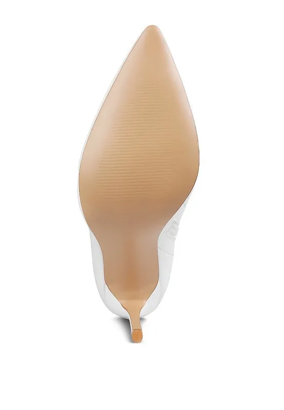 Pu Stiletto Long Boots