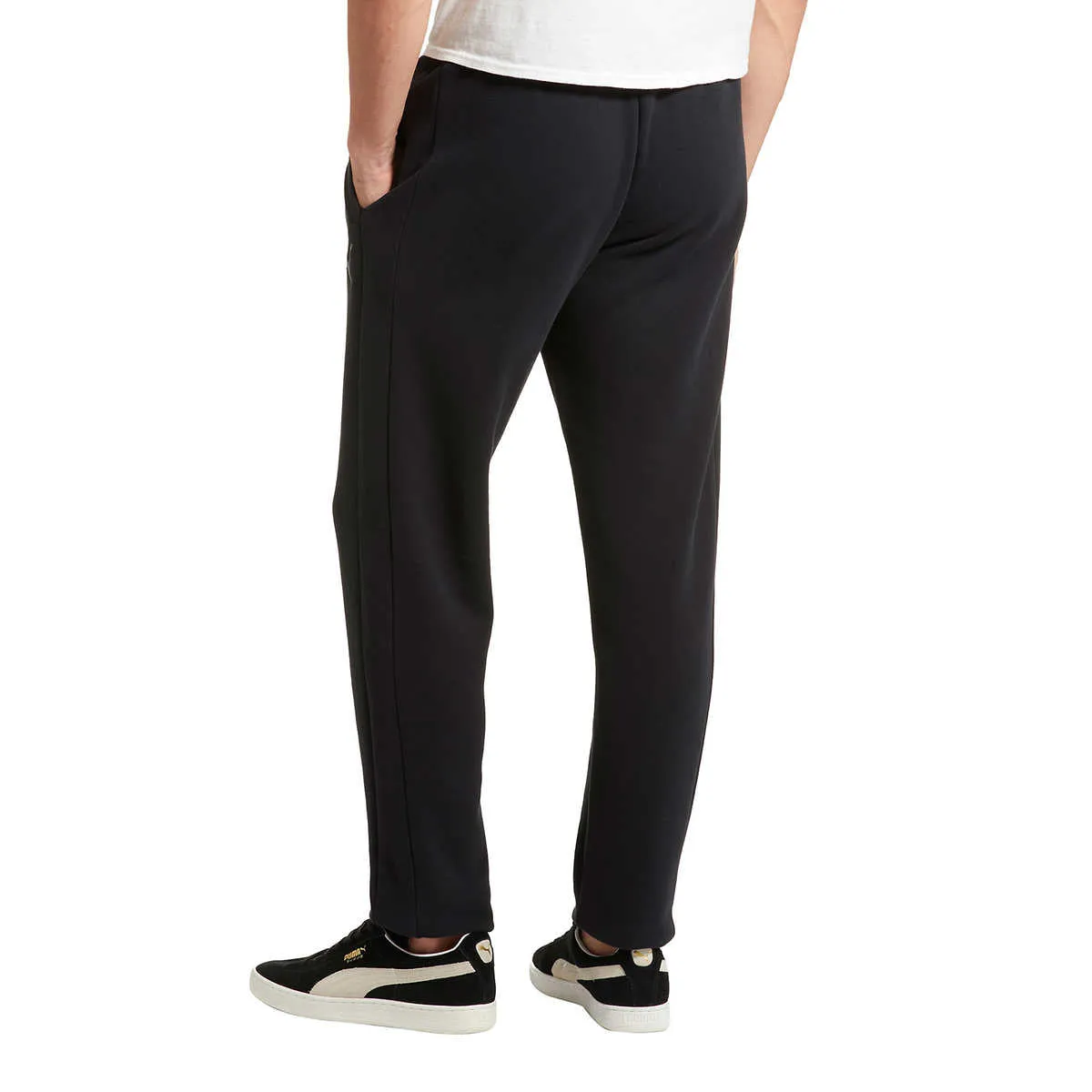 PUMA Men's Heavyweight Fleece Jogger (Black, L)