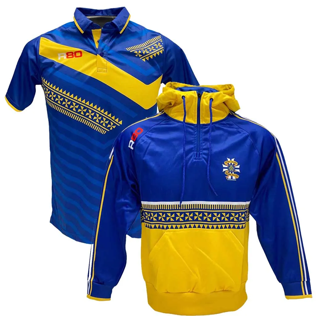 R80 Sports Hoodie and Polo Team Set
