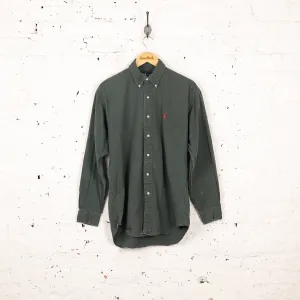 Ralph Lauren Blaire Button Down Shirt - Green - M