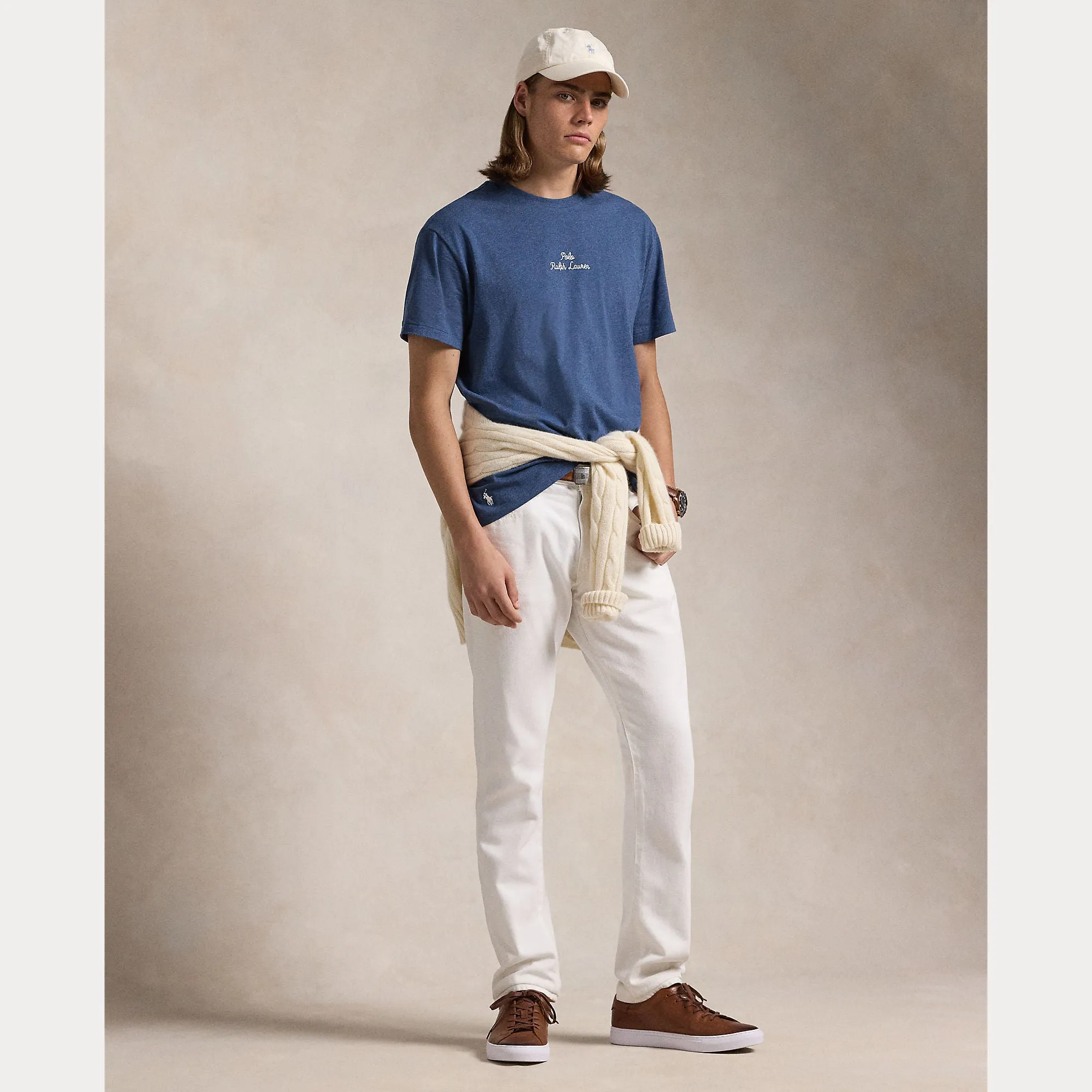 Ralph Lauren Mens T-shirt Blue Heather