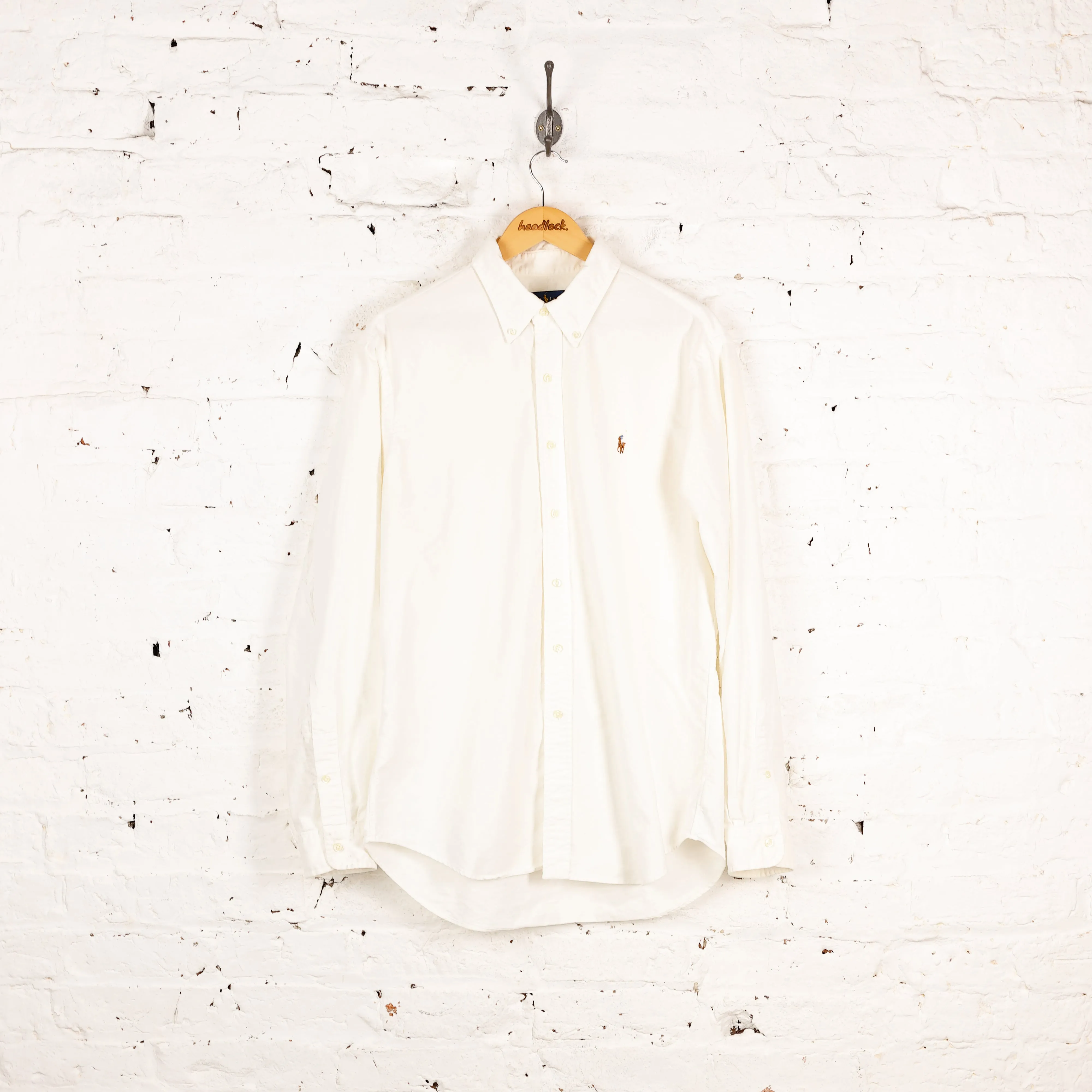 Ralph Lauren Oxford Shirt - White - L