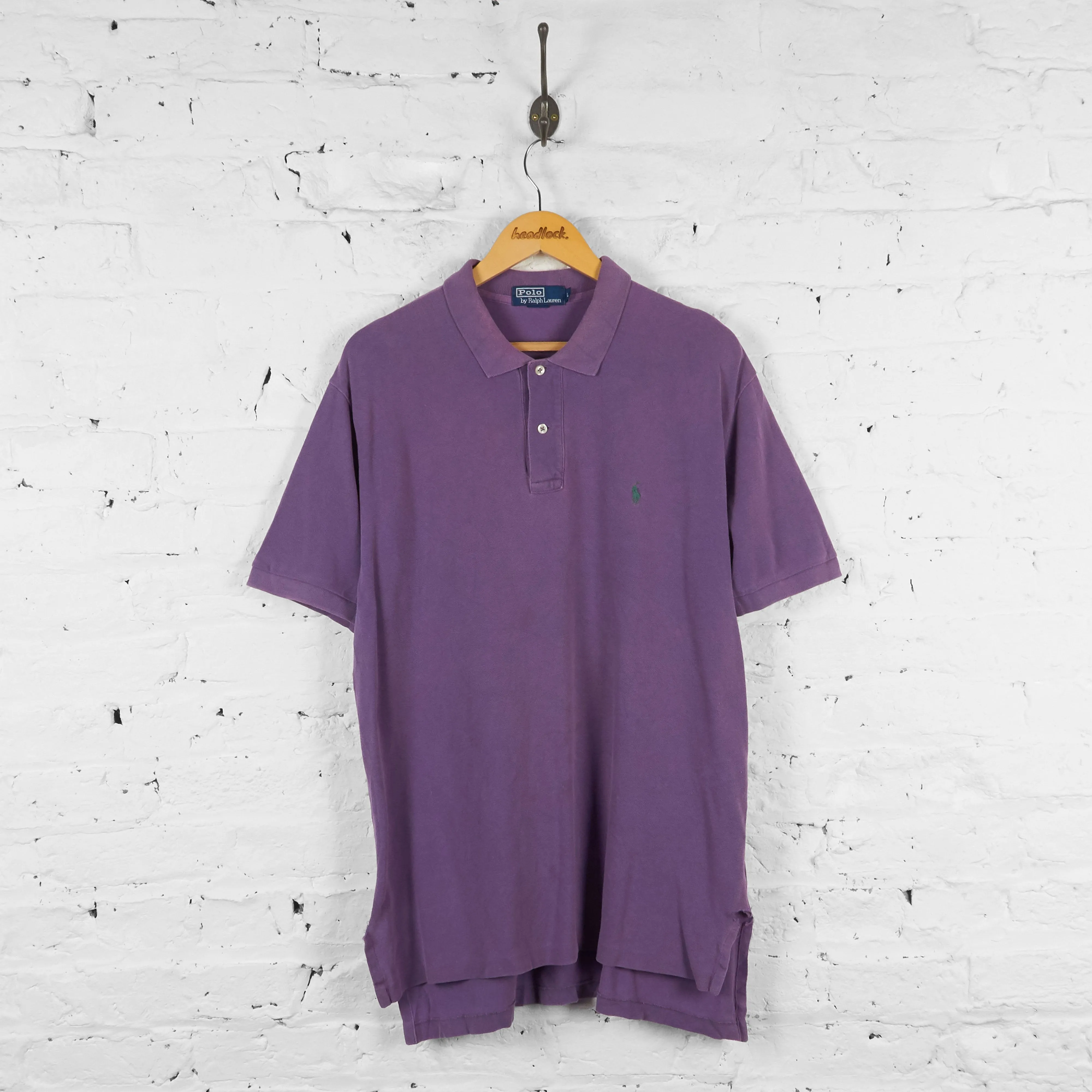Ralph Lauren Polo Shirt - Purple - L