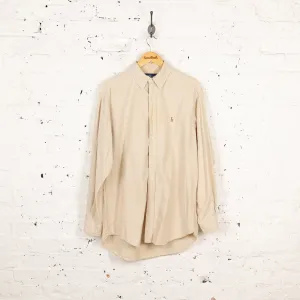 Ralph Lauren Yarmouth Oxford Shirt - Beige - L