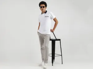Regular Fit Polo Neck Solid T-Shirts